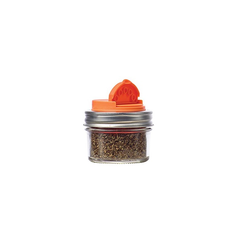Rubbermaid Commercial Products, Boquilla regular, Orange and Blue Spice Lids,