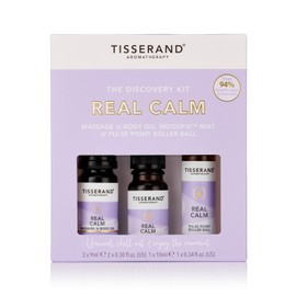 Tisserand Aromatherapy, The Real Calm Discovery Kit, Roll On Essential Oils Set, 100 Percent Natural Pure Essential Oil, 2 x 9ml 1 x 10ml