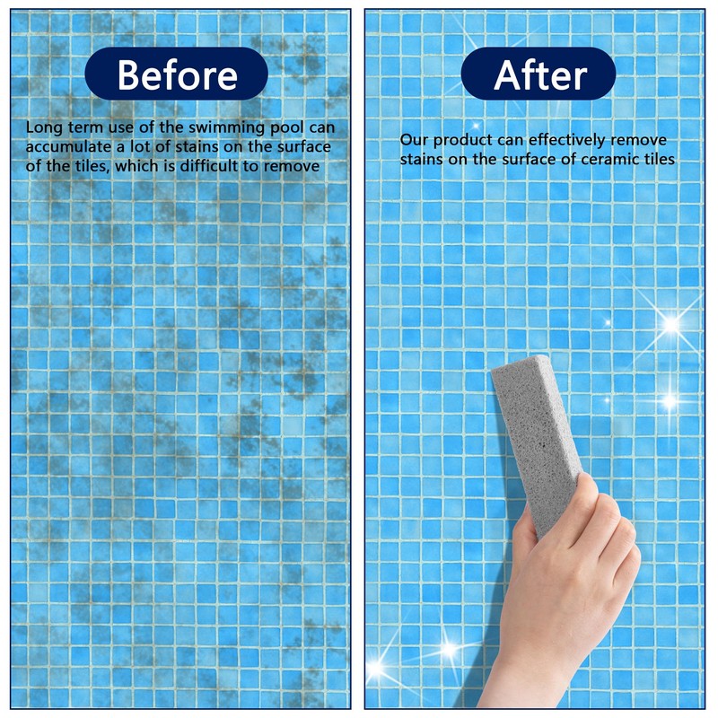 Adnee 20 Pcs Pools Pumice Stone - Pool Cleaning Block