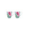 Pip Studio Set of 2 cups blushing birds, blue, 350