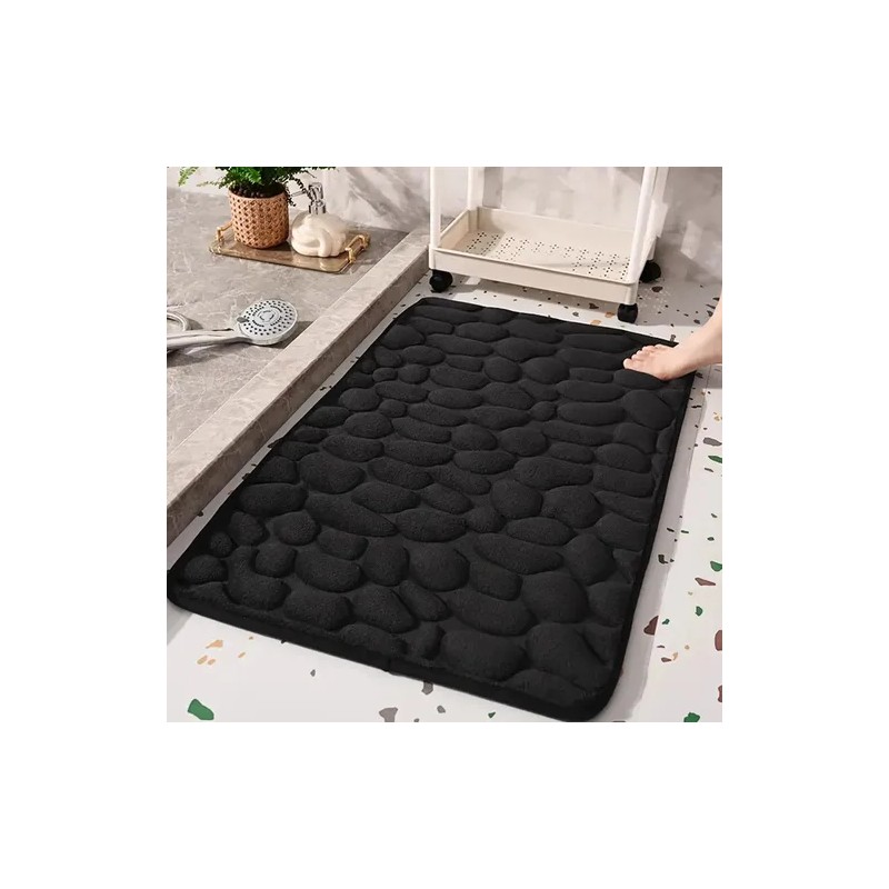 4 Piezas Tapete Baño Ultra Suave Antideslizante Absorbente