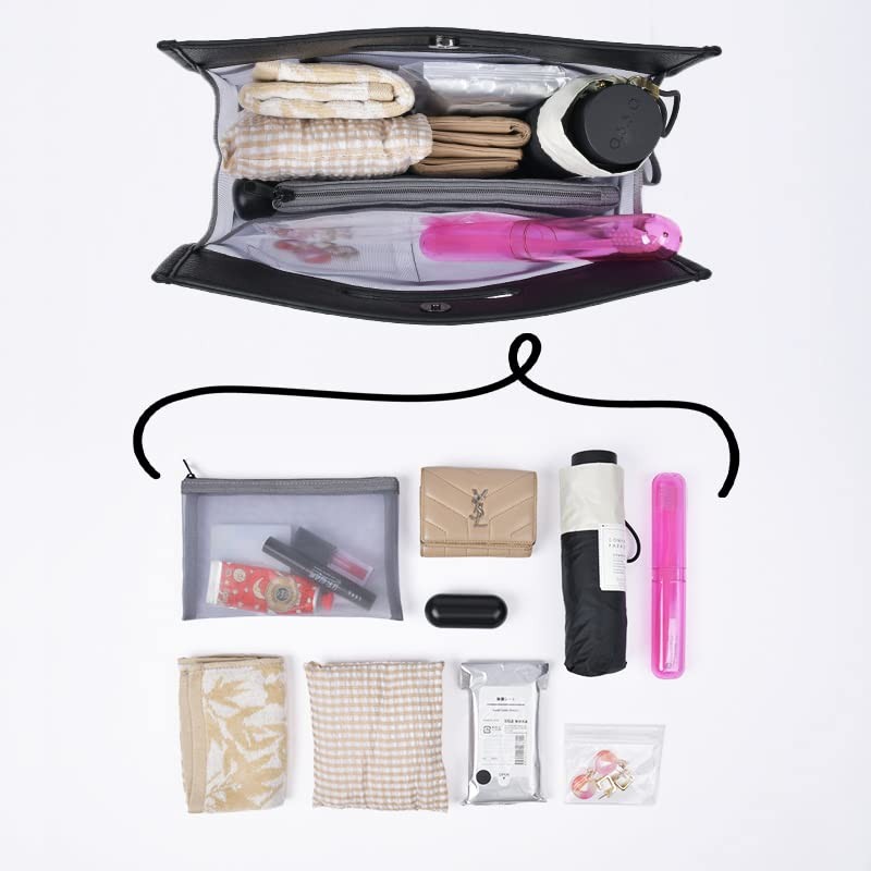 Uniqute XY0036 Stylish Multi-Function Bag-In Bag (Gray)