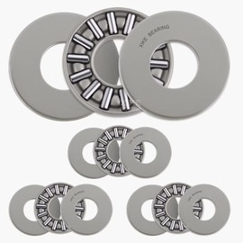 XIKE 4 Pcs NTA815/TC815+2TWA Thrust Needle Roller Bearings 1/2" x15/16 with Washers, Fits DIY/Electric＆Manual Tools, Cars/Trucks/TWAilers/Two＆Three Wheelers, Agriculture/Industrial Machinery.