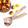 Stainless Steel Chestnut Cutter Tool Rose Gold Cross Shaped Comfortable