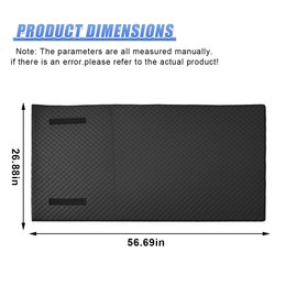 YoRise Foldable Car Repair Pad, Under Car Rolling Creeper Mat for Low Clearance, Portable Automotive Mechanic Creeper Pad Accessories for Special Roads, Long-Distance Trucks (Black)