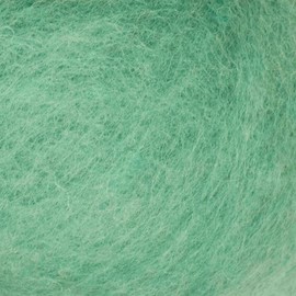 The Felt Box Green Aqua Wool Batt 100g 3.5 Oz - Needle Felting Wool
