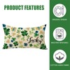Fahrendom St Patricks Day Lumbar Decorative Rectangle Pillow Cover 12