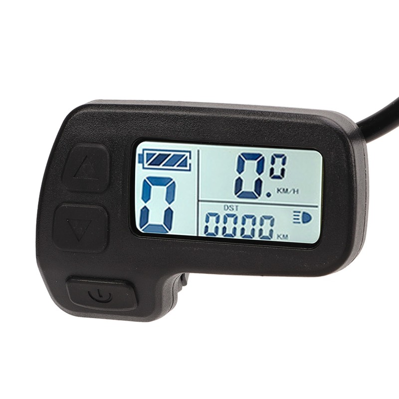 Electric Bicycle LCD Display 24V 36V 48V Universal SM Connector