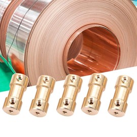 5 x Joint Coupling Transfer Copper Axle Coupling Iron Motor Coupling with Socket (2.3-4.0 mm)