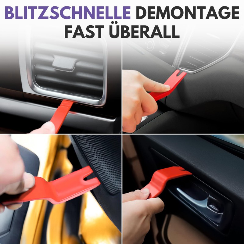 Filzada Set of 6 Car Lever Tools (Extra Strong) -