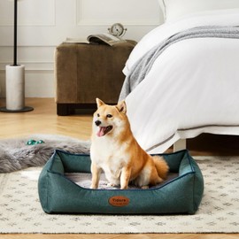 Tidore Orthopedic Dog Beds for Small Dogs, Durable Egg Crate Foam Sofa Dog Bed wit Washable Removable Cover,Waterproof Lining and Nonskid Bottom,Pet Bed for Small Dogs