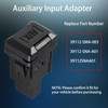 MADUOMA Aux Port Audio Input Jack Socket Auxiliary Input Adapter