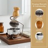 Shaving Brush and Bowl with Synthetic Badger Bristle