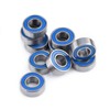 Watris Veiyi Pack of 10 Ball Bearings, MR115 2RS Ball