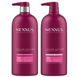 Nexxus Color Assure Shampoo & Conditioner 32 fl oz 2 Pack Color Treated Hair.