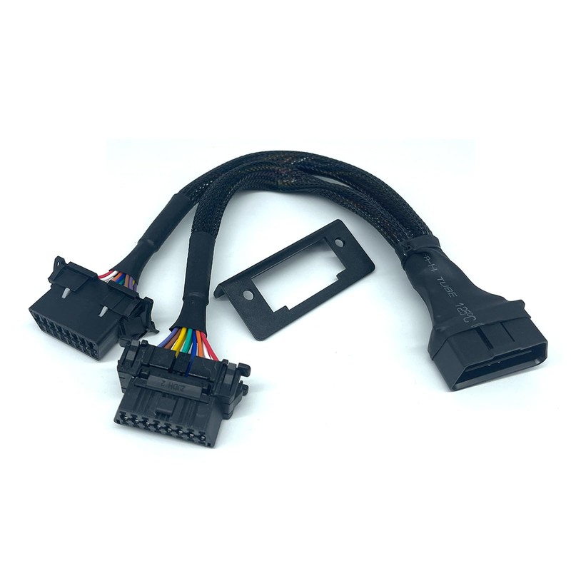 JUTA OBD2 Splitter Extension Cable Adapter 1 Male and 2