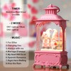 Gorrzai Valentines Day Snow Globe Gnome Snow Globe Lantern, Lighted