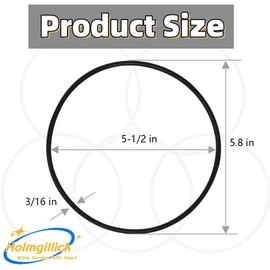 ORBX2 Replacement O-Ring for iSpring WGB22B, WGB32B Series Whole House Water Filter (6 Pack)
