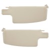 EMPI 4400 Sun Visors, 65-72 VW Bug Convertible, Ivory, Pair