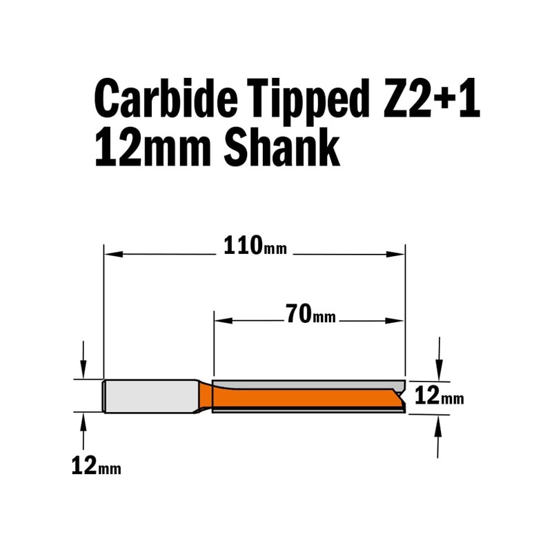 CMT ORANGE TOOLS 912.623.11 – Groove Cutter HM Z2+1 S=12