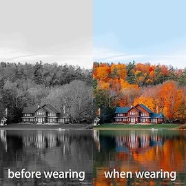 Colorblind Glasses for Men | Red-Green Color Blindness Correction | Indoor & Outdoor Use