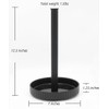 VROOMIUM Paper Towel Holder Countertop, Ceramic Base Easy-to-Clean, 1.5 lbs,