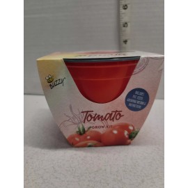 Buzzy Tomato Seeds Grow Kit Non GMO Starter Seedlings Plastic Pot New Unopened