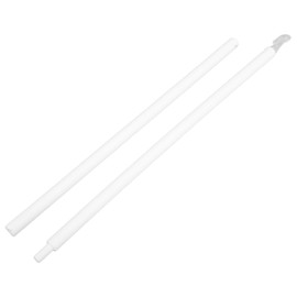 HOMSFOU 24 Inch Vertical Blind Wand Replacement with Universal Hook Plastic Window Blind Tilt Rod for Home Office Hotel Privacy Control