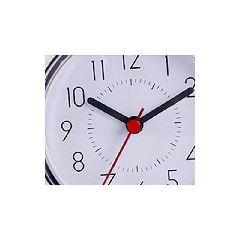 Wall Clock Wooden Wall Clock Simple Bathroom Suction Cup Clock