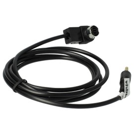 vhbw AUX Line In Adaptor Cable Car Radio Compatible with Alpine CDA-9884R, CDA-9885R, CDA-9886R, CDA-9887R, DVA-7996R, DVA-9860R Car, Vehicle