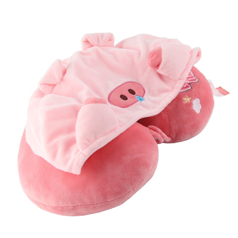 Hooded Neck Pillows Hoodie U Shape Travel Pillow Head Chin