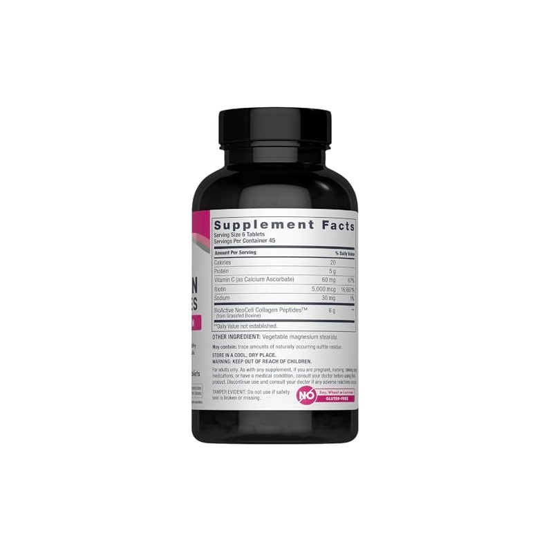 NeoCell Super Collagen with Vitamin C and Biotin, Skin, Hair