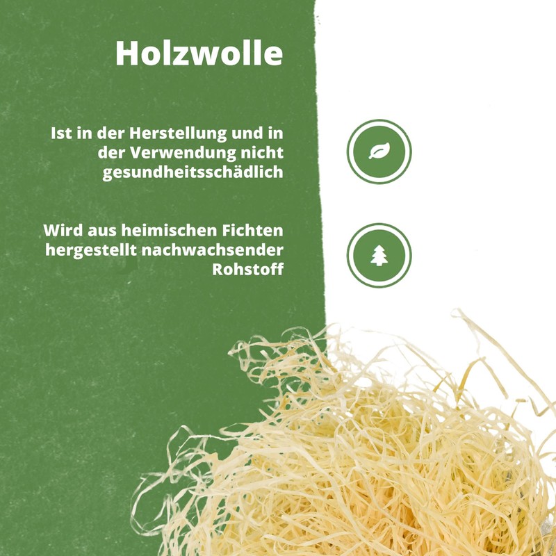 Wood Wool Filling Material for Gift Baskets Suitable for Food