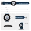 Dayllon Metal Case Ultra-Thin Minimalist Sports Digital Watch for Men