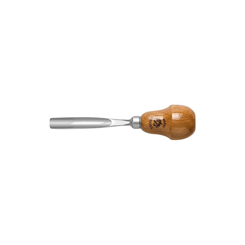 Kirschen 5615008 6 Cut Curved Carving Chisel with Pear Handle,