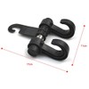 Car Seat Hook Luggage Rack, Black, Black