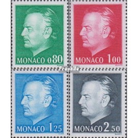 Monaco 1251-1254 (complete.issue.) fine used/cancelled 1977 clear brands: Prince Rainer III. (Stamps for collectors)
