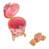 Faberge Style Coronation Egg / Jewellery Box with Carriage 6.5