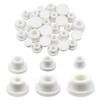 ZIUZI 24 Pcs Silicone Bathtub Jet Covers, 6 Sizes Waterproof