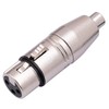 HUALEU 2Pack XLR Female to RCA Female Adapter Converter, Gender