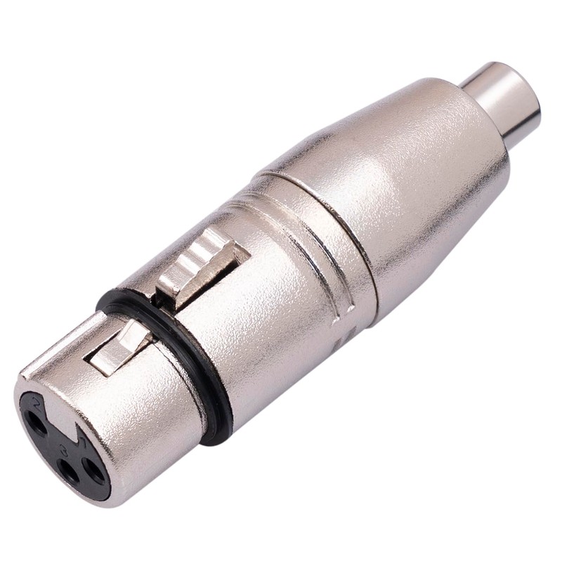 HUALEU 2Pack XLR Female to RCA Female Adapter Converter, Gender