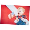Kisangel Waving American Flags 12 Pack 14x21cm Mini Flags for