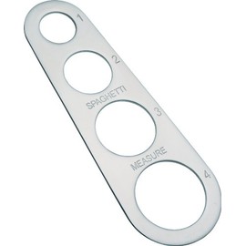MasterClass Kitchen Craft Spaghetti Measure, Stainless Steel, Silver, 9 x 12 x 16 cm