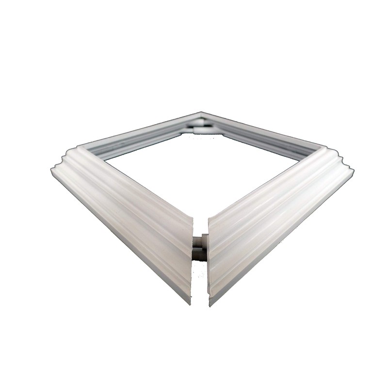 Vinyl PVC 5" x 5" Post Two-Piece Base Trim Skirt