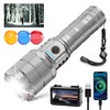 TECBOTT 10000 High Lumens Flashlights LED Rechargeable Tactical Flashlight 5