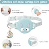 JESWO Collares para Gato, Airtag Cat Collar Holder, Ultra elástico