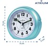 Atrium Wecker Analog Quarz ohne Ticken mit Licht und Snooze