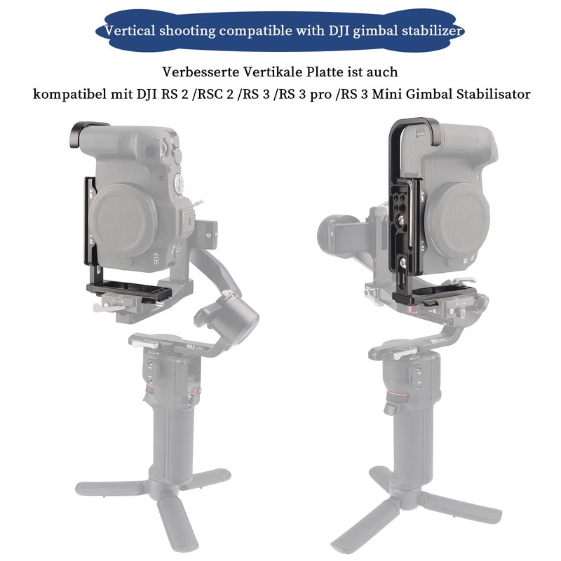 FOTGA Quick Release Plate L-Angle Vertical Quick Release Plate L-Bracket