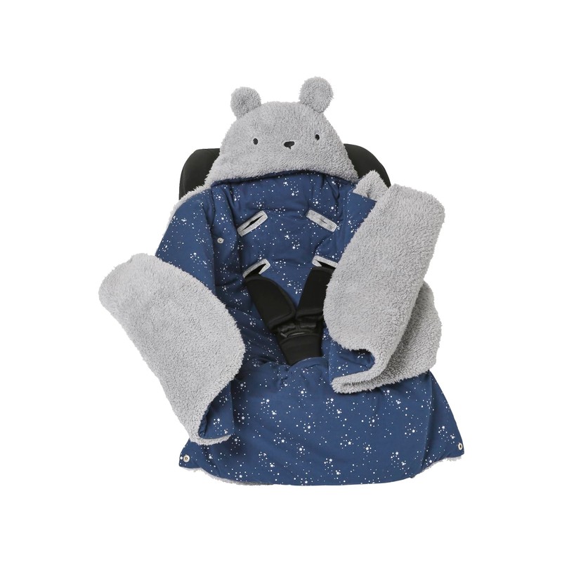 VERTBAUDET 2-in-1 Baby Travel Bag / Changing Mat Teddy Oeko-Tex