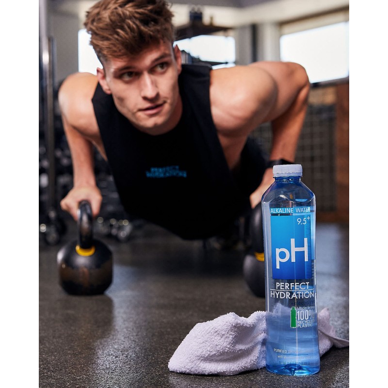 Perfect Hydration 9.5+ pH Alkaline Drinking Water, 1-Liter Bottle, Case